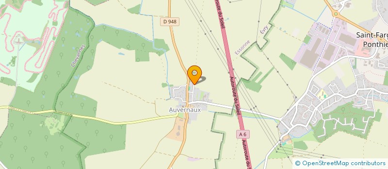 localisation de l'entreprise MONSIEUR ROBERT RAVAUD  AUVERNAUX