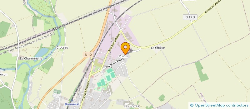 localisation de l'entreprise MONSIEUR ROBERT RAVET  BONNEVAL