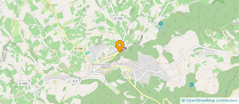 localisation de l'entreprise MONSIEUR ROBERT RAVOIRE à BONNIEUX
