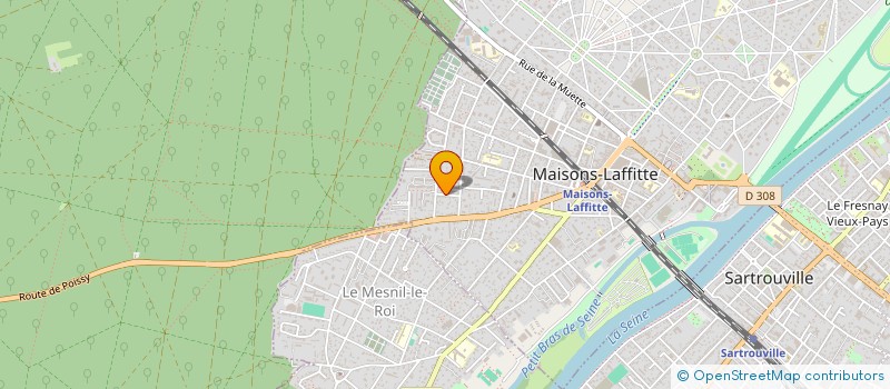 localisation de l'entreprise MONSIEUR ROBERT RAYNAL  MAISONS-LAFFITTE