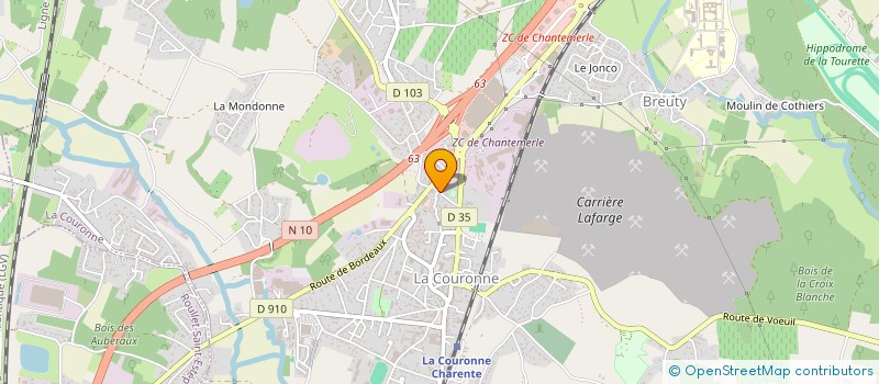 localisation de l'entreprise MONSIEUR ROBERT RAYNARD à LA COURONNE