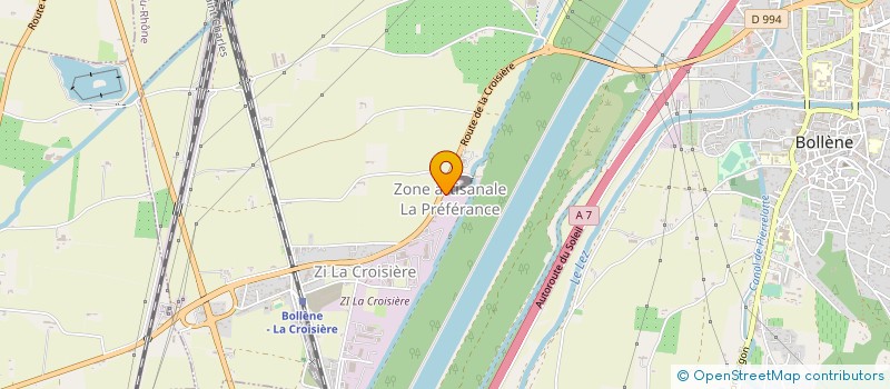 localisation de l'entreprise MONSIEUR ROBERT RAYNAUD  BOLLENE