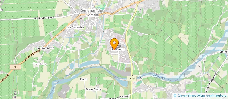 localisation de l'entreprise MONSIEUR ROBERT RAYNE  SERIGNAN-DU-COMTAT