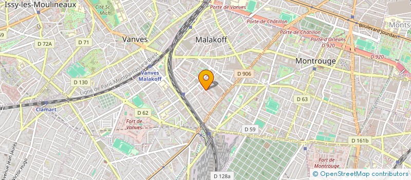 localisation de l'entreprise MONSIEUR ROBERT REICHARD  MALAKOFF