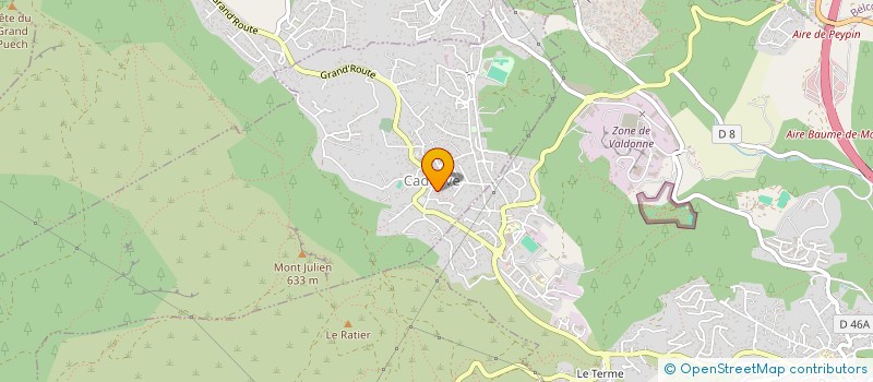 localisation de l'entreprise MONSIEUR ROBERT REINHART  CADOLIVE