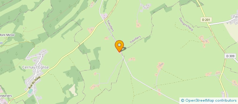 localisation de l'entreprise MONSIEUR ROBERT RENAUD  INDEVILLERS