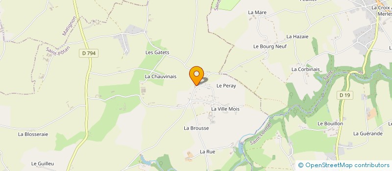 localisation de l'entreprise MONSIEUR ROBERT RENAULT à SAINT-POTAN