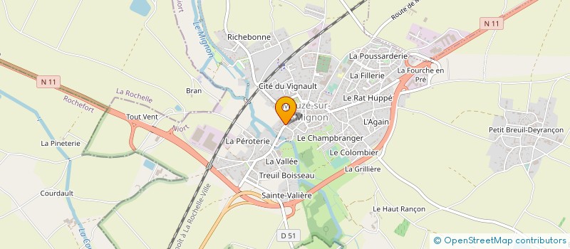 localisation de l'entreprise MONSIEUR ROBERT REY à MAUZE-SUR-LE-MIGNON