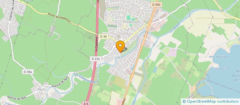 localisation de l'entreprise MONSIEUR ROBERT RIBO  POLLESTRES