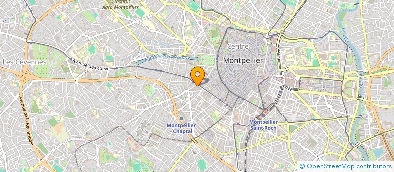 localisation de l'entreprise MONSIEUR ROBERT RICARD à MONTPELLIER