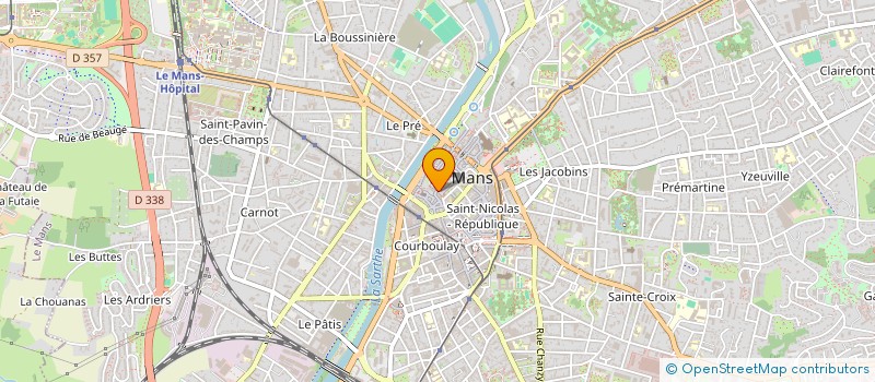 localisation de l'entreprise MONSIEUR ROBERT RICHARD à LE MANS