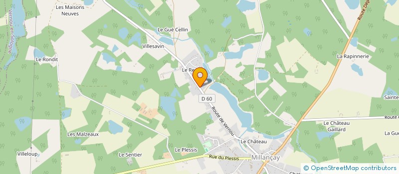 localisation de l'entreprise MONSIEUR ROBERT RICHARD à MILLANCAY