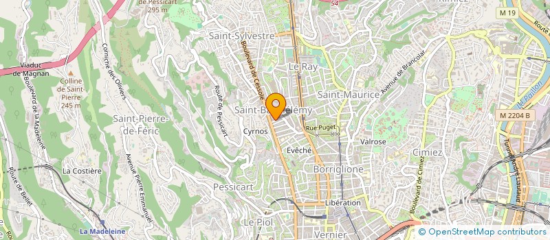 localisation de l'entreprise MONSIEUR ROBERT RIDEZ à NICE