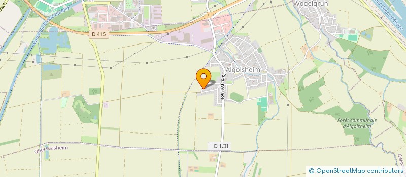 localisation de l'entreprise MONSIEUR ROBERT RIESS  ALGOLSHEIM