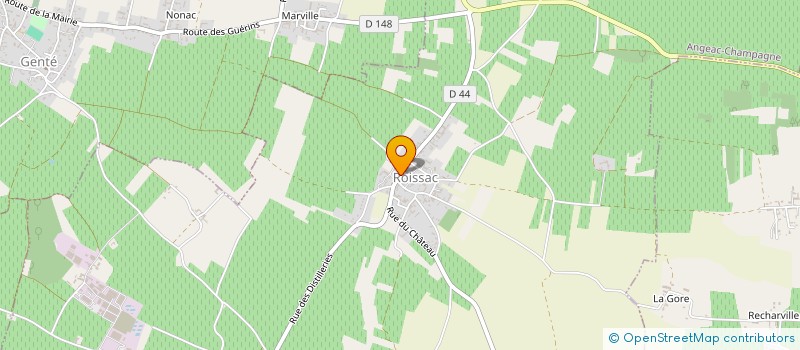 localisation de l'entreprise MONSIEUR ROBERT RIFFAUD à ANGEAC-CHAMPAGNE