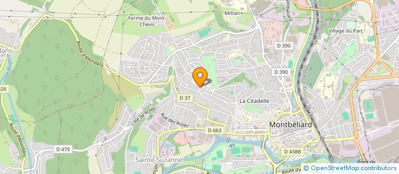 localisation de l'entreprise MONSIEUR ROBERT RINGENBACH à MONTBELIARD