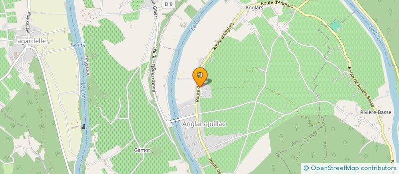 localisation de l'entreprise MONSIEUR ROBERT RINGOET  ANGLARS-JUILLAC