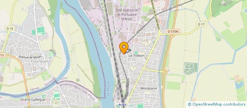localisation de l'entreprise MONSIEUR ROBERT RIPOLL  ARLES