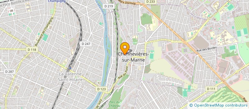 localisation de l'entreprise MONSIEUR ROBERT RIVOLLET à CHENNEVIERES-SUR-MARNE