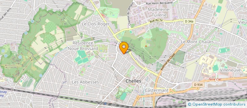 localisation de l'entreprise MONSIEUR ROBERT ROBERT PINAR  CHELLES