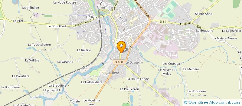 localisation de l'entreprise MONSIEUR ROBERT ROCHARD  CHEMILLE-EN-ANJOU