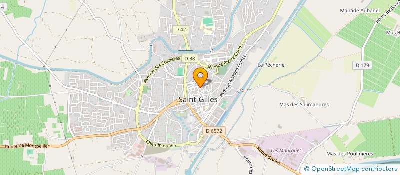 localisation de l'entreprise MONSIEUR ROBERT ROCHE à SAINT-GILLES