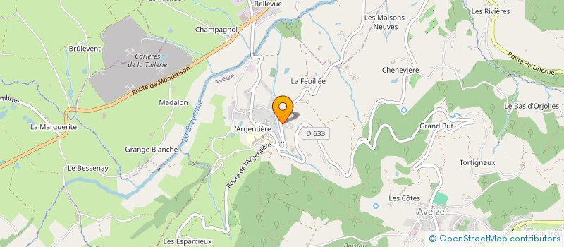 localisation de l'entreprise MONSIEUR ROBERT ROCHE  AVEIZE