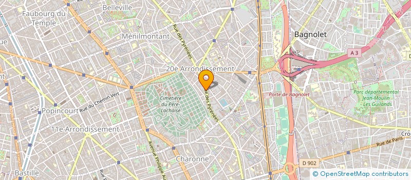 localisation de l'entreprise MONSIEUR ROBERT ROLA à PARIS