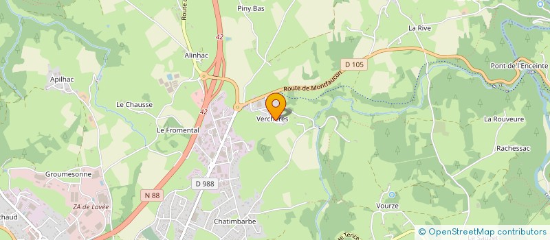 localisation de l'entreprise MONSIEUR ROBERT ROMEAS à YSSINGEAUX