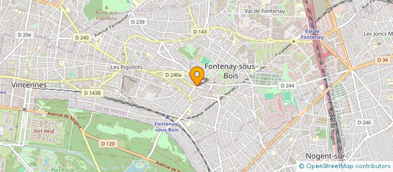 localisation de l'entreprise MONSIEUR ROBERT RONCEA à FONTENAY-SOUS-BOIS