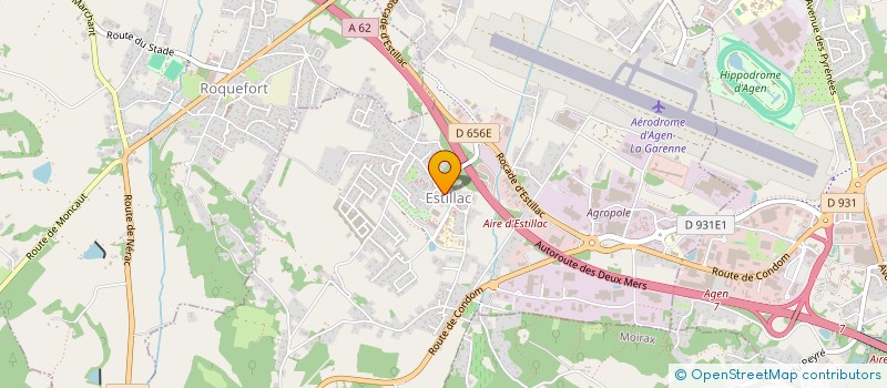 localisation de l'entreprise MONSIEUR ROBERT RONFORT  ESTILLAC