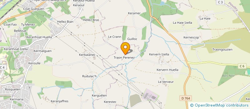 localisation de l'entreprise MONSIEUR ROBERT ROQUINARC H à LA MARTYRE