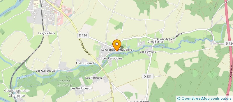 localisation de l'entreprise MONSIEUR ROBERT ROSE  SAINT-SAVINIEN