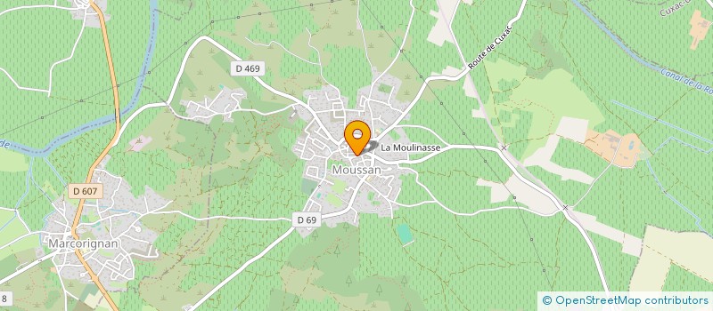 localisation de l'entreprise MONSIEUR ROBERT ROUANET  ARGELIERS