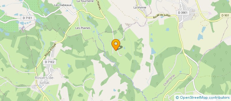 localisation de l'entreprise MONSIEUR ROBERT ROUGIER  CHABRIGNAC