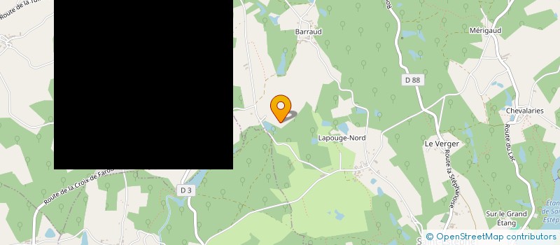 localisation de l'entreprise MONSIEUR ROBERT ROUSSEAU  SAINT-ESTEPHE