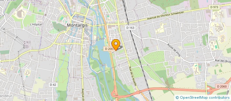 localisation de l'entreprise MONSIEUR ROBERT ROUSSEAU à MONTARGIS