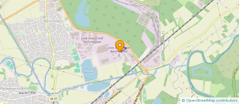 localisation de l'entreprise MONSIEUR ROBERT ROUSSEAUX  REICHSTETT