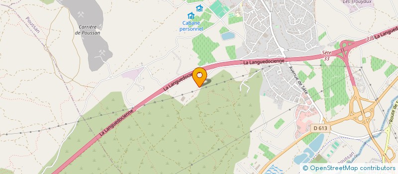 localisation de l'entreprise MONSIEUR ROBERT ROUSSEL  POUSSAN