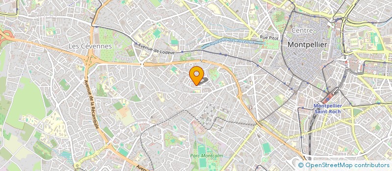 localisation de l'entreprise MONSIEUR ROBERT ROUSSOULIERES à MONTPELLIER