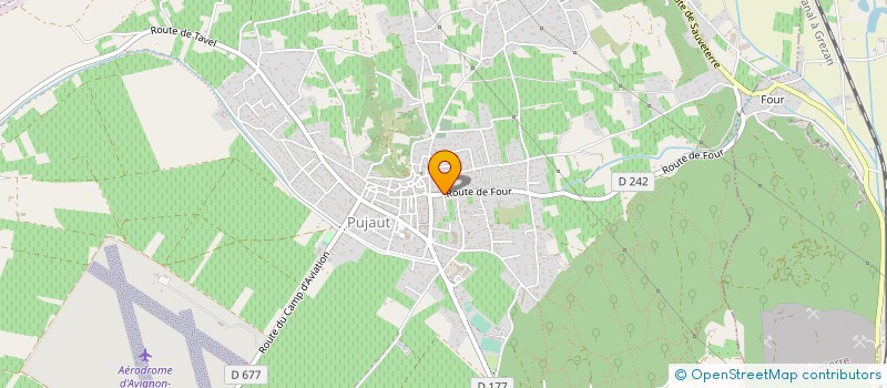 localisation de l'entreprise MONSIEUR ROBERT ROUVIER  PUJAUT