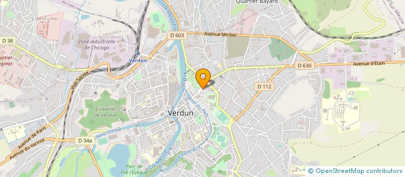 localisation de l'entreprise MONSIEUR ROBERT ROY  VERDUN