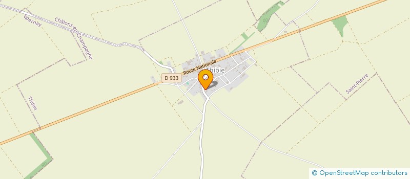 localisation de l'entreprise MONSIEUR ROBERT ROYER  THIBIE