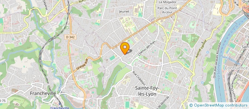 localisation de l'entreprise MONSIEUR ROBERT ROZAN à SAINTE-FOY-LES-LYON