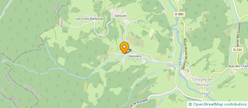 localisation de l'entreprise MONSIEUR ROBERT ROZENDAAL  CHISSEY-EN-MORVAN