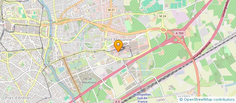 localisation de l'entreprise MONSIEUR ROBERT RUIZ à MONTPELLIER
