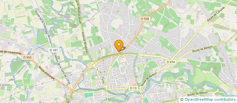 localisation de l'entreprise MONSIEUR ROBERT RULLAND  CARPENTRAS