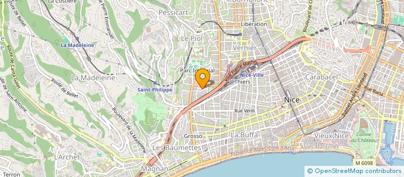 localisation de l'entreprise MONSIEUR ROBERT RUSSELL à NICE