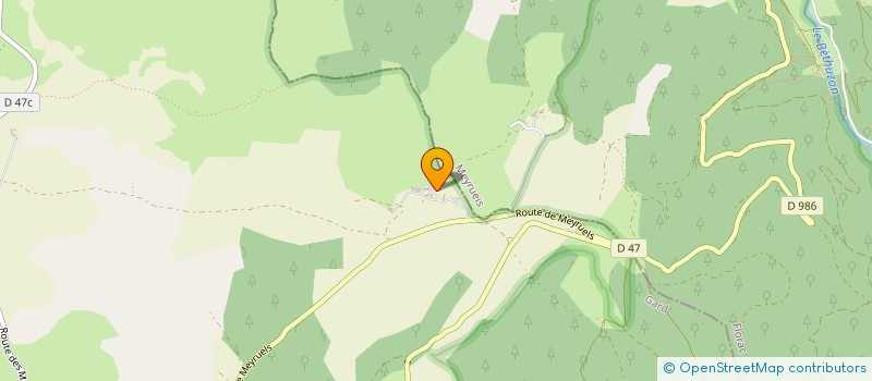 localisation de l'entreprise MONSIEUR ROBERT RYSZKOWSKI  LANUEJOLS