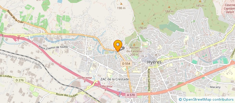 localisation de l'entreprise MONSIEUR ROBERT SAGLIBENE  HYERES